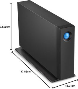 LaCie d2 Professional 8TB External Hard Drive – USB-C Desktop Storage