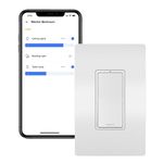 Legrand Radiant WNRL10WH Smart Switch with Netatmo, Compatible with Alexa, Google Assistant & Apple HomeKit, White (1 Count)