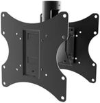 InstallerParts 23"-42" Flat TV - 1.5" NPT Pipe Dual Ceiling Mount - VESA 200x200 - LED LCD Plasma Flat Screen TV - Back to Back