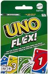 Mattel Games UNO Flex, Family Card Game for Kids and Adults for Party Game Night, Use as a Travel Game or Engaging Gift for Kids, 2 to 8 Players, Ages 7 and Up, HMY99