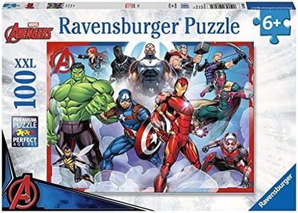 Ravensburger Marvel Avengers 100 Piece Jigsaw Puzzle with Extra Large Pieces for Kids Age 6 Years and Up, 2X-Large (10808)