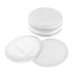 5x Powder Puff, Applicator Cotton Round Makeup Powder Sponge, Air Cushion Puff with Ribbon, Face Powder Puffs for Loose and Foundation,3.15 inch (White)