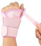 Trigger Thumb Splint for Left Right Hand,Thumb Spica Support Brace Wrist Stabilizer for Pain, Carpal Tunnel, Sprains, Arthritis, Tendonitis with Adjustable Strap for Men Women(Pink+Plum)