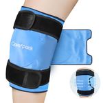 Comfpack Knee Ice Pack Wrap for Pain Relief, Reusable Gel Knee Ice Pack for Injuries, Hot Cold Therapy for Knee Replacement Surgery, ACL, Arthritis, Meniscus Tear, Swelling