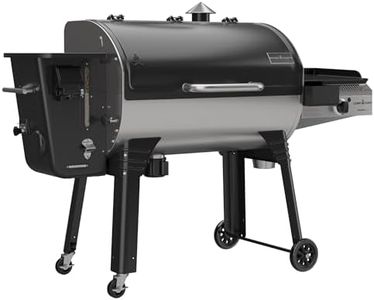 Camp Chef Woodwind 36 Pellet Grill with Sidekick Flat Top - Stainless Steel Barbecue Grill with WiFi Connectivity - 1236 sq in Total Rack Area