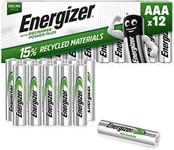 Energizer AAA Rechargeable Batteries Pack, Recharge Power Plus, 12 Pack