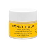 Farmacy Ceramide Face Moisturizer - Honey Halo Hydrating Facial Moisturizer for Dry Skin - Plumps, Soothes + Restores Skin with Potent Ceramides + Buckwheat Honey for a Dewy, Healthy Glow (9ml)