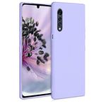 kwmobile Case Compatible with LG Velvet Case - Soft Slim Protective TPU Silicone Cover - Lavender