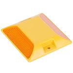 Jeffergarden Road Marker, 6pcs Road Reflectors Pavement Markers To Help Pay Attention To Safety Of Vehicles Reduce Traffice Incidente