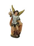 Resin St Michael Statue for Car / Altar - 8 cm, Multicolor