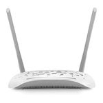 TP-LINK TD-W8961N 300 MbpsWireless N300 ADSL2+ Wi-Fi Modem Router, 2x 5dBi Omni directional Fixed antennas, Input ISPs supported- BSNL, MTNL, Tata Indicom (RJ-11 Port), Dual band , White