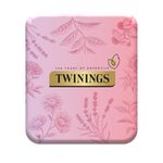 Twinings premium Pocket Tea Tin(Pink) – 4 Tea Envelopes | Stocking Filler, Secret Santa, Christmas Gifts & Travel-Size Tin | Premium Tea Selection under £10