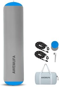 AWEMUFA 10ft x 24inch Inflatable Boat Bumper for Docking, Heavy Duty Inflatable Boat Fender Large Inflatable Dock Bumper Inflatable Fender for Pontoon Boat, Fishing Boat, Small Yacht(NO Pump)