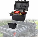 Kemimoto Defender Removable Cargo Storage Box, Rugged Storage Container with Lid, Storage Bin, Bed Trunk Case Compatible with Can Am 2016- 2022 Defender HD5/ HD8/ HD10/ Max HD8/ Max HD10