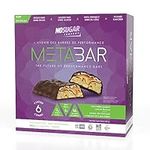 *NEW* No Sugar META BAR, Performance and Protein bar, Low Carb Snacks, Sugar Free Treats, Gluten Free, Healthy Snack Foods, Diabetic Friendly (Chocolate Peanut Crunch, 12 Bars)