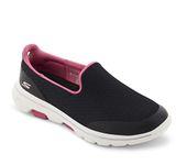 Skechers-Women's Sneakers-GO Walk 5-NICETY-15954-BKHP-9 Black/HOT Pink