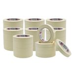 WOD GPM-63 Masking Tape 3/4 inch for General Purpose/Painting - Case of 48 Rolls - 60 Yards per roll