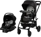 Safety 1st Grow and Go Flex 8-in-1 Car Seat Stroller Combo, Baby Stroller Travel Systems for Infants 4-30 lbs, Stroller and Carseat Combo Set, Foundry