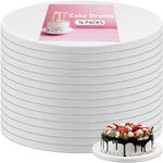 14 PCS Cake Drums 12 Inch, Cake Boards 12 Inch, 12 Inch Cake Drum, Cake Boards 12 Inch Round, Cake Drum 12 Inch Round, 1/2" Thick Cardboard, Sturdy Cake Base, Food Grade Cake Rounds, Base para Pastel