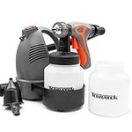 Terratek Paint Sprayer, 650W DIY Electric Spray Gun with 3 Spray Patterns, 2 x 800ml Paint Cups, HVLP Hand Held Spray Gun System, Fence Paint Sprayer, Adjustable Valve, Painting, Varnishing