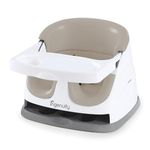 Ingenuity, Baby Base 2-in-1 Seat, Cashmere, Booster Chair, Dining and Feeding Seat for Toddlers, Easy to Clean with Removable and Self-Storing Tray, Ages 6 Months+