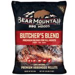 Bear Mountain BBQ Premium Wood Butcher's Blend Smoker Pellets, All Natural Hardwood Pellet Blend for Outdoor Grilling, 20 Pound Bag