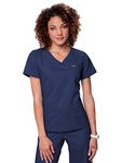 KOI Classics 247 Women's Nicole Scrub Top, Navy, M