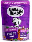 Barking Heads Wet Dog Food For Puppies - Puppy Days - No Artificial Flavours - Grain-Free Recipe (10 x 300 g)