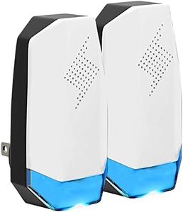 Pestchaser Ultrasonic Rodent Repeller - Ultrasonic Pest Repeller - Mosquito Repellent - Ultrasonic Mouse Repeller - Mouse and Rat Repellent - 2 Pcs Ultrasonic Pest Repeller Indoor