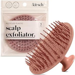 Kitsch Hair Scalp Massager - Shampoo Brush - Scalp Scrubber & Hair Massager for All Hair Types - Scalp Brush & Scalp Exfoliator (Terracotta)