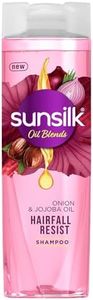 Sunsilk Hairfall Shampoo With Onion & Jojoba Oil, That Works Best To Nourish Your Long Hair, And Makes It Grow Stronger From The First Wash, 195 ml