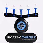 KEZAM_Floating Target Game for Kids – Hover Shot Toy with Adjustable Airflow, Shooting Toy Gun, 10 Soft Foam Balls, 5 Bullets & USB Charging Cable – Target Practice Game for Boys & Girls (Multicolor)