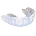 Mouth Guard Boxing, Sports Mouthguard Rugby with Mouthguard Case, Suitable for Boxing,Football, Rugby,Lacrosse, Hockey, Basketball, for Adults (1 Pack Clear)