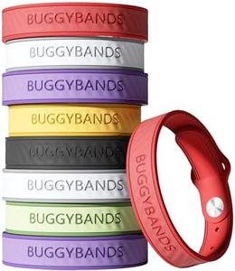 BuggyBands Mosquito Repellent Bracelets,24 Pack Silicone Mosquito Repellent Bands with DEET Free, Natural & Waterproof Bug Wristbands for Kids and Adults, Outdoor Traveling Protection
