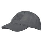 Helikon-Tex Men's Baseball Folding Cap, Polycotton Ripstop Baseball Folding Cap Shadow Grey