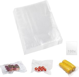 BYUVEVSR 100 Pieces Vacuum Sealer Bags Size 9.8 * 7.8 Inches for Food Saver, Bpa Free, Prevent Puncture, Vacuum Seal Freezer Bags Sous Vide Bags, Perfect for Food Vacuum Storage or Sous Vide Cooking