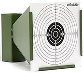 Woodside 14cm Shooting Funnel Target Holder + 100 Targets Air Rifle/Airsoft