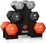 Dumbbell Weights Set with Stand, 32