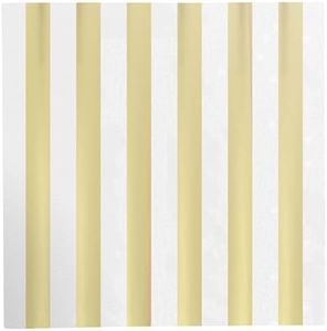FIESTAS GUIRCA | 12 Servilletas Gold Desechables (16x16 cm) - Decoración de Mesa para Fiestas de Cumpleaños o Año Nuevo - Ideal para Eventos y Festividades - Oro