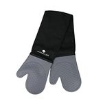 MasterClass Oven Gloves, Silicone, Grey