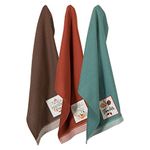 DII CAMZ10699 Cotton Thanksgiving Holiday Dish Towels, Set of 3, Grateful, 3 Pack