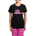 CafePress Crown Princess Women's Dark Pajamas Womens Novelty Cotton Pyjama Set, Comfortable PJ Sleepwear