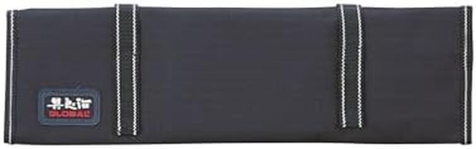 Global G-666/09 Chef Cases Knife Storage Roll, Black