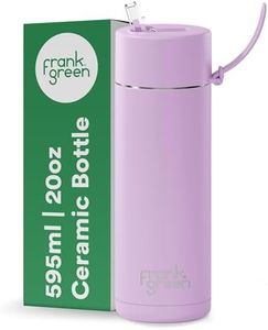 Frank Green Reusable Bottle - Ceramic 595ml Lilac Haze Straw Lid
