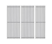 Votenli S47E (3-Pack) 18" Stainless Steel Cooking Grid Grates for Charbroil Performance 4 Burner 463376018P2, 463376117, 463377117, 463673617, 463377017, 463347017 and 5 Burner 463347519