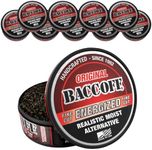 BaccOff, Original Energized Fine Cut, Premium Tobacco Free, Nicotine Free Snuff Alternative (10 Cans)