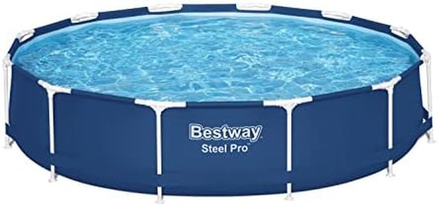 Bestway Steel Pro 12' x 30" Round Above Ground Pool Set | Includes 330gal Filter Pump