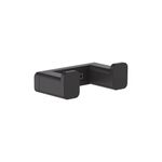 Hansgrohe AddStoris 3-inch Double Hook in Matte Black, 41755670