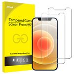 JETech Screen Protector for iPhone 12/12 Pro 6.1-Inch, Tempered Glass Film, 2-Pack