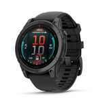 Garmin fēnix E GPS 47mm Multisport Smartwatch, Extensive Health and Training Features, Adventure Watch with up to 16 days battery life, Slate Grey and Black